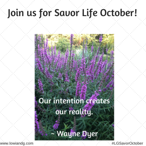 Our intention creates our reality.Wayne