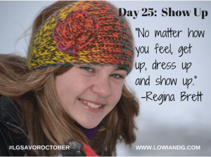 Day 25_  Show Up