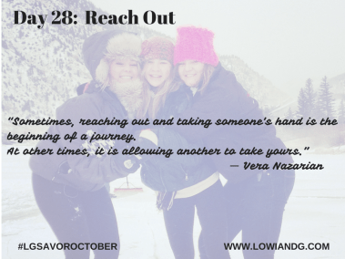 Day 28_  Reach Out