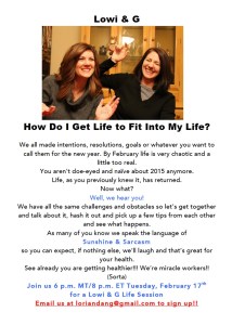 Feb 17th Life Lesson Live