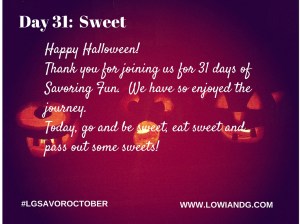 Day 31_  Sweet